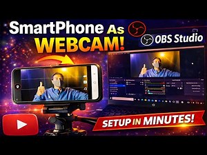 How to Use your Smartphone as 4k Webcam for FREE - DroidCam OBS