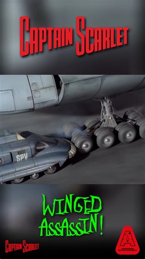 Captain Scarlet conducting some unique SPV maneuvers. SIG! #SPV #winged #assassin #captainscarlet #mysterons #gerryanderson | Captain Scarlet and the Mysterons