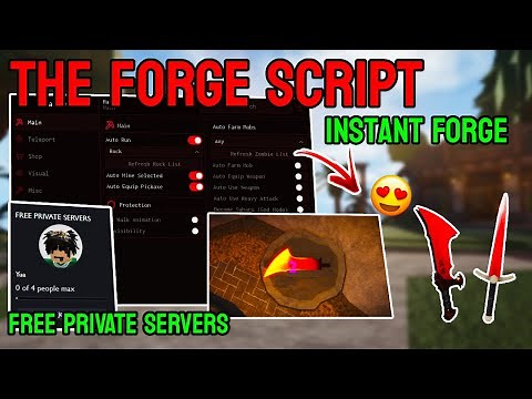 The Forge Script *NO KEY* – AUTO FORGE, INSTANT KILL, AUTO FARM, PERFECT FORGE, ORE ESP & MORE!