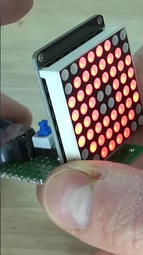 Attiny85 LED Matrix Digital Eye