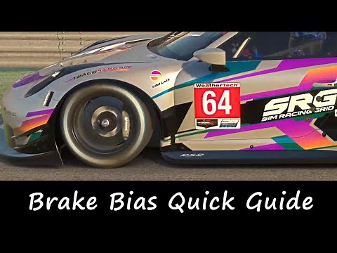 What is Brake Bias/Balance? | A simple guide to help you achieve better car control and lap times