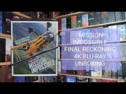 MISSION IMPOSSIBLE FINAL RECKONING 4K ULTRA HD BLU-RAY UNBOXING + MENU