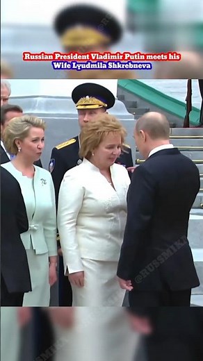 Putin Meets his Wife Lyudmila #russia #rusia #putin #moscow #ukraine #ukrainewar #respect #shorts
