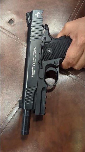 Testing The Umarex Colt M45 CQBP CO2 BB Pistol #airsoft #shortsfeed #colts #umarexairguns