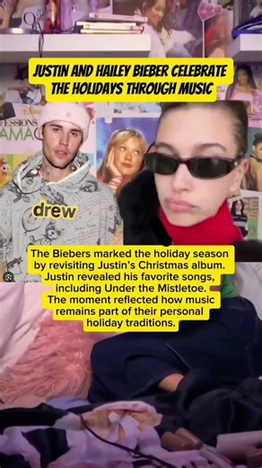 Justin and Hailey Bieber Celebrate the Holidays Through Music