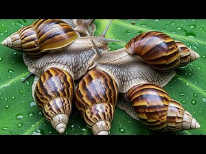 Night Shift: How Snails Survive by Foraging Under the Cover of Darkness (4K Nature)