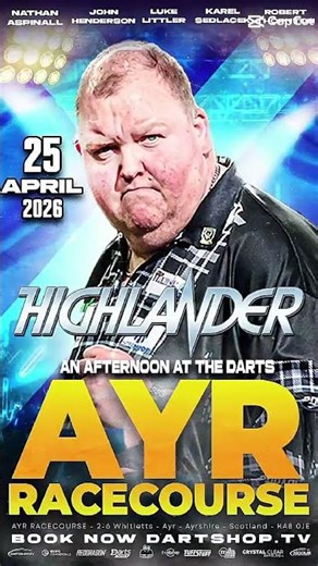 Ayr Racecourse hosts an Afternoon at the Darts #Shorts