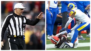 NFL Referee Announces 'Buttcheek Hit Inbounds' To Give Browns WR Elijah Moore Catch Against Rams