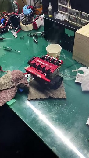 mini engine home made.#enginediy #engineering #enginesound #enginebuild #aircraft #rcengine #reelsvideo #reelsfb #reelsviral | Small landscape