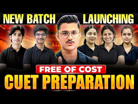 CUET UG 2026 Free Online Preparation Batch Launched 🎉| ‪@hoaClassroom‬ Complete Cuet Preparation