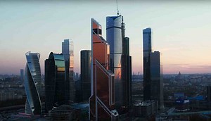 Moscow International Business Center as known as Moscow City in 2021