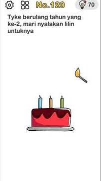 jawaban brain out level 120 lilin