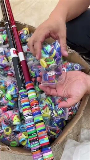 Fishing rod wrap around the handle