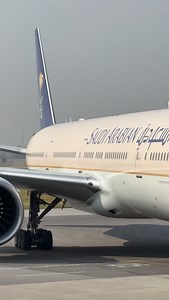 108K views · 10K reactions | ✨ “Saudia’s mighty Boeing 777 pushing back with power and grace — the perfect blend of strength and elegance on the ramp.” ✨ | Flightradar24 | Facebook