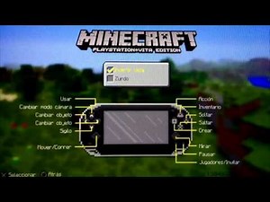 Minecraft | PS VITA | Primera Noche, Menus y Cross-buy