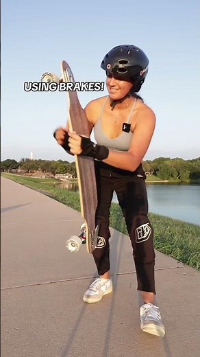 THE FIRST LONGBOARD WITH BRAKES! VIBE RIDE BRAKE BOARD #longboarding