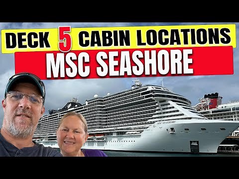 MSC Seashore Cabin Deck 5 Ship Tour and Review 2024 | Tall Man's Cruise Adventures