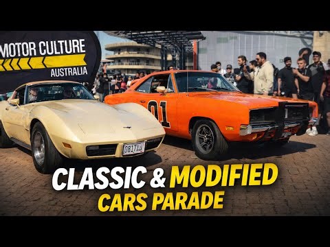 Classic & Modified Cars Parade in Sydney | Real Engine Sounds