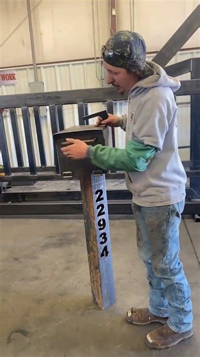 Custom metal mailboxes and metal work