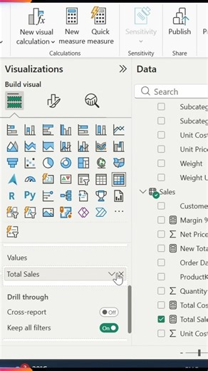 Power BI matrix Visual #powerbi #dax #dataanalytics