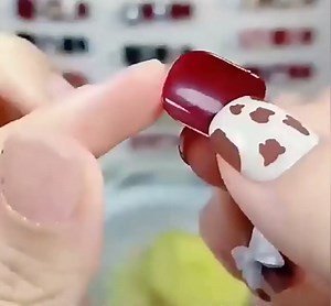 Purple Smudge Press on Nails Medium Ballet Shaped Full Cover Acrylic False Nail Purple Stars Sky Smudge Artificial Stick on Nail Press Ons Shines Fingernails 24Pcs Glue on Nails for Women