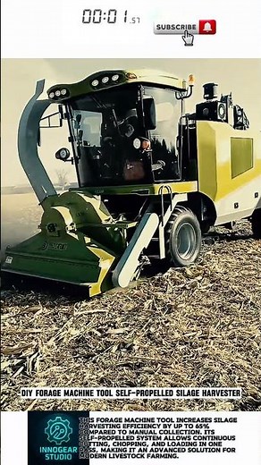 DIY forage machine tool self-propelled silage harvester