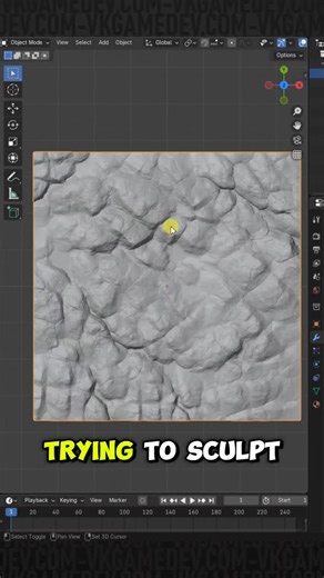 VK Gamedev on Instagram: "Stones & Rocks Sculpting in Blender & ZBrush #blender3d #zbrush #3dsculpt #rocks #environmentart"