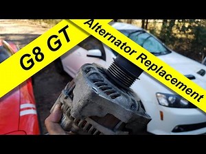 G8 GT Alternator Replacement