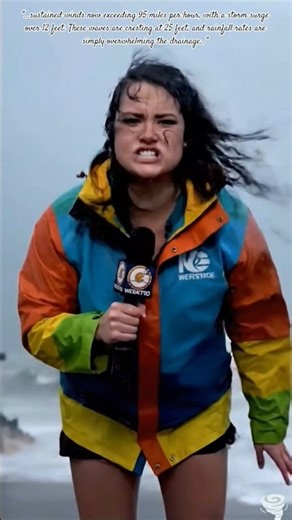 Reporter's EPIC Weather Report Gone WRONG! 🤣🌪️