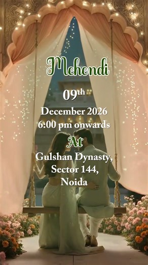 Cinematic 3D Wedding Invitation | Premium Digital Invite for Indian Weddings 2026 | E-Card