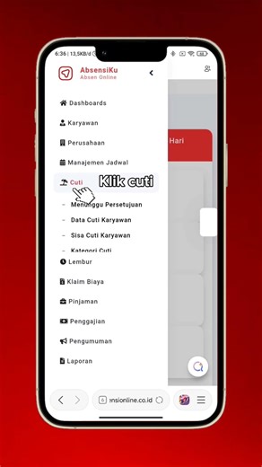 Tutorial Cara Menyetujui Pengajuan Cuti Karyawan di Web Dashboard Absensiku