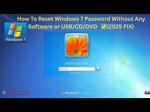 How To Reset Windows 7 Password Without Any Software or USB/CD/DVD (✅2025 FIX)