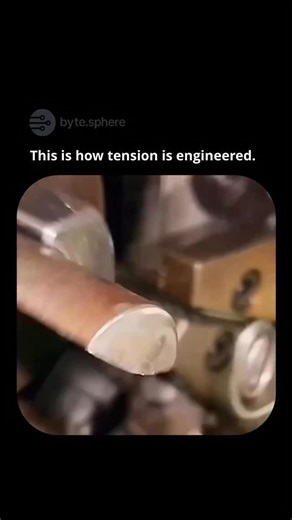 Bytes Sphere | Artificial Intelligence | Science on Instagram: "This is the precise process behind how a spring is manufactured. It begins with selecting the right material — usually high-strength steel — which is drawn down into a thin, precisely controlled wire. That wire is then mechanically coiled into its required shape, defining how the spring will store and release energy. The most critical stage comes next: heat treatment. This process hardens the metal while preserving flexibility, givi