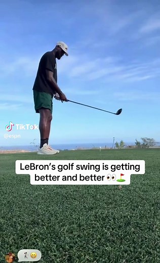 LeBron James Golf Swing Progression