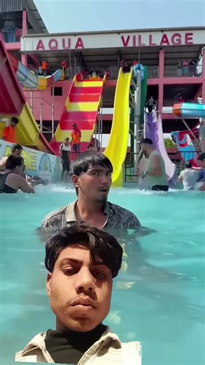 water park 🏞️ #funny #waterpark #comedy #waterslide #fun #waterparkcomedy #viralvideo #water #funny
