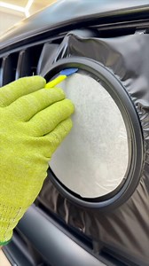 2.3M views · 15K reactions | How to Wrap a Car Emblem Yourself. Watch step by step how to wrap your car emblem without any paint! Quick and easy transformation from shiny chrome to elegant matte black. Safe, reversible, and doable at home – give your emblem a brand-new look in minutes!#carwrap#emblemwrap#diycarprojects#dechroming#matteblack#carstyling#customlook#carupgrade | Polonez Garage - Wrapped with Passion | Facebook