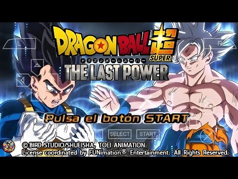 New DBZ TTT Mod Dragon Ball Super The Last Power Sparking ISO PPSSPP Android