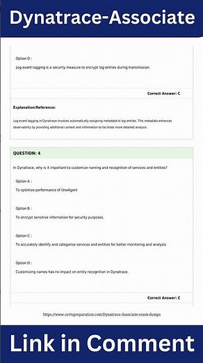 Dynatrace-Associate Exam Questions | Dynatrace Associate Certification