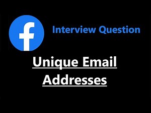 Unique Email Addresses - Two Solutions - Leetcode 929 Python