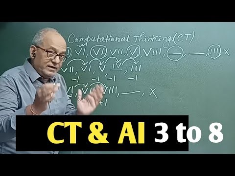 CT & AI - Class 3 to 8 #ComputationalThinking #problemsolving #teachertech