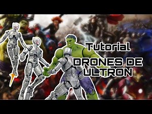 Figuras del ejército de ULTRON // DRONES Y CENTINELAS || MARVEL LEGENDS || Tutorial en español