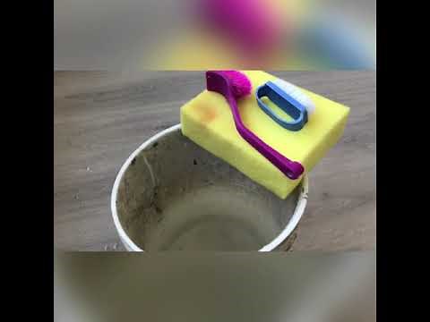 Limpiar papel mural en casa manera muy fácil sin esfuerzo