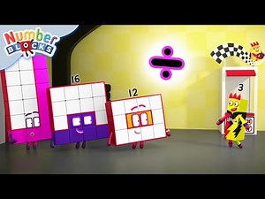 Division Made Easy for Kids | Learn to Count for Kids | Number Cartoon | Numberblocks