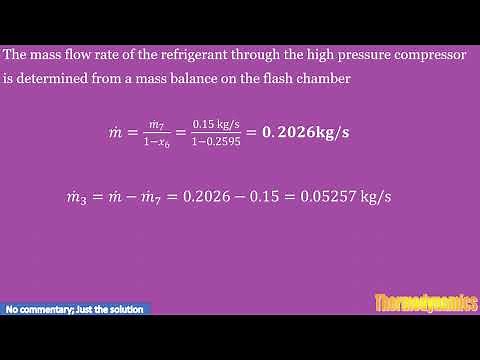Consider a two-stage cascade refrigeration system operating between the pressure limits of 1.2 MPa