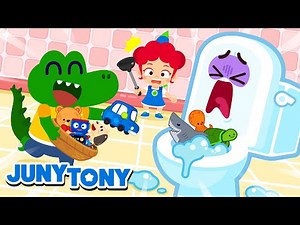 Don’t Put Toys in the Potty! | Good Habit Songs | Kids Songs | JunyTony