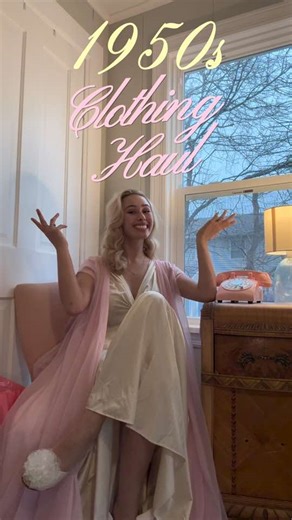 1950s clothing Haul #1950sfashion #1950sstyle #vintagehaul #thrifting #1950saesthetic