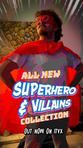 ITVX NEW SUPERHERO & VILLAINS COLLECTION! @itvxoffical #AD #ITVX #ITVPartner + CTA