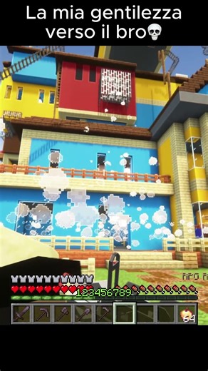 La mia gentilezza verso il bro💀 #minecraft #meme #funny #games