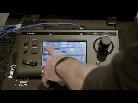 Connecting CR-N300 and CR-N500 PTZ Cameras to a Canon RC-IP100 Controller