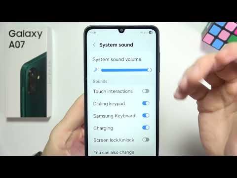 Samsung A07: How to Turn Off Dialing Keypad Sound